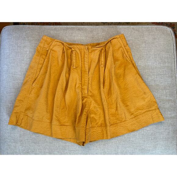 Baum Und Pferdgarten Women's 40 M/L Button Pleated Shorts No Belt Waist 29” - Picture 1 of 11